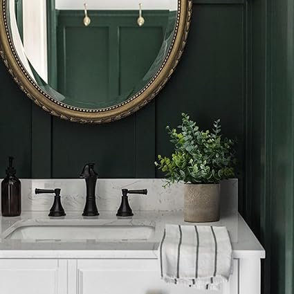 Eucalyptus Artificial Potted Plants – Set of 2 Small Decorative Fake Plants for Home, Office & Bathroom Décor (Sage Green) - Image 3